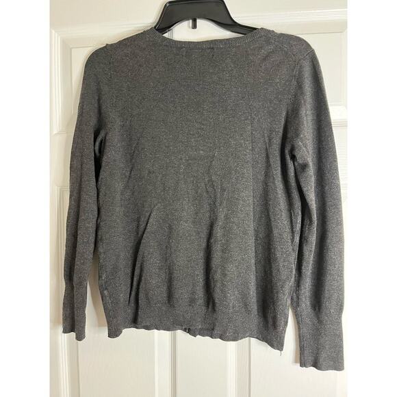 Philosophy Dark Academia Cardigan Sweater Women Medium Grandma Cottage Core - Picture 3 of 12